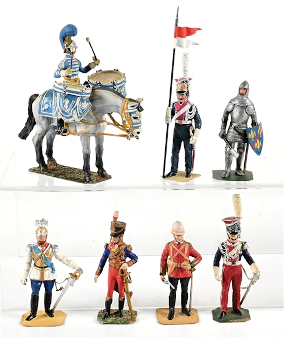 LOT OF 7: STUDIO PAINTED STADDENS NAPOLEONIC PERSONAGES