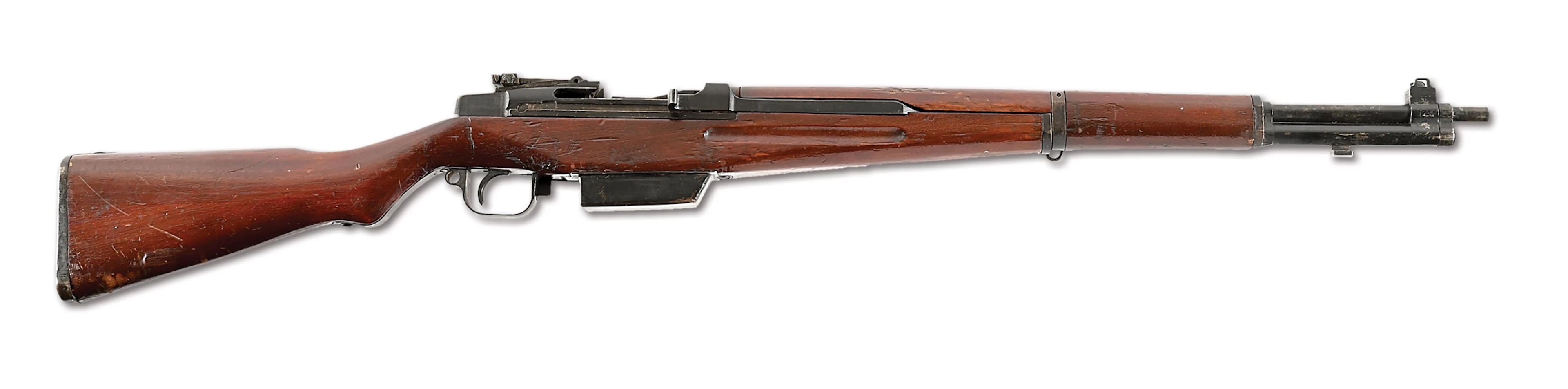 (C) EXCEPTIONALLY RARE JAPANESE TYPE 5 7.7X58MM ARISAKA SEMI-AUTOMATIC RIFLE.