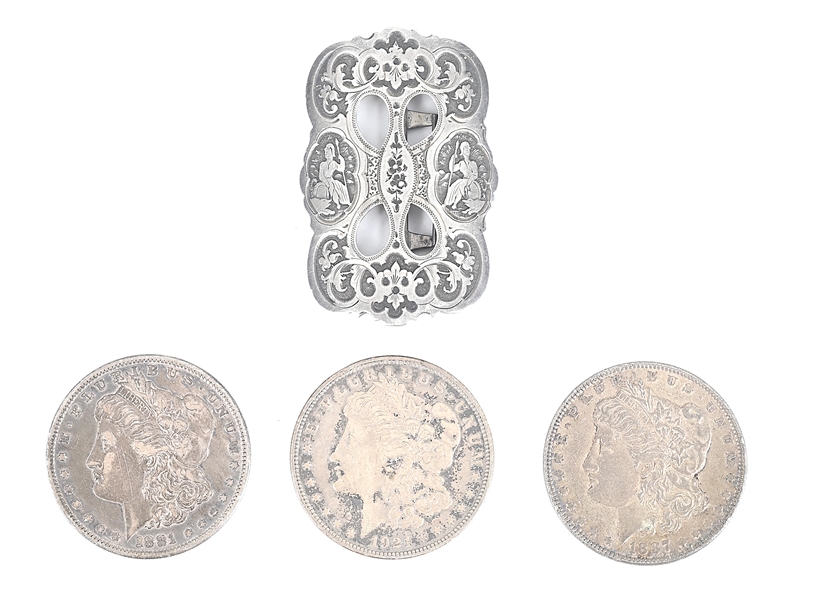 LOT OF 4: STERLING SILVER ITEMS