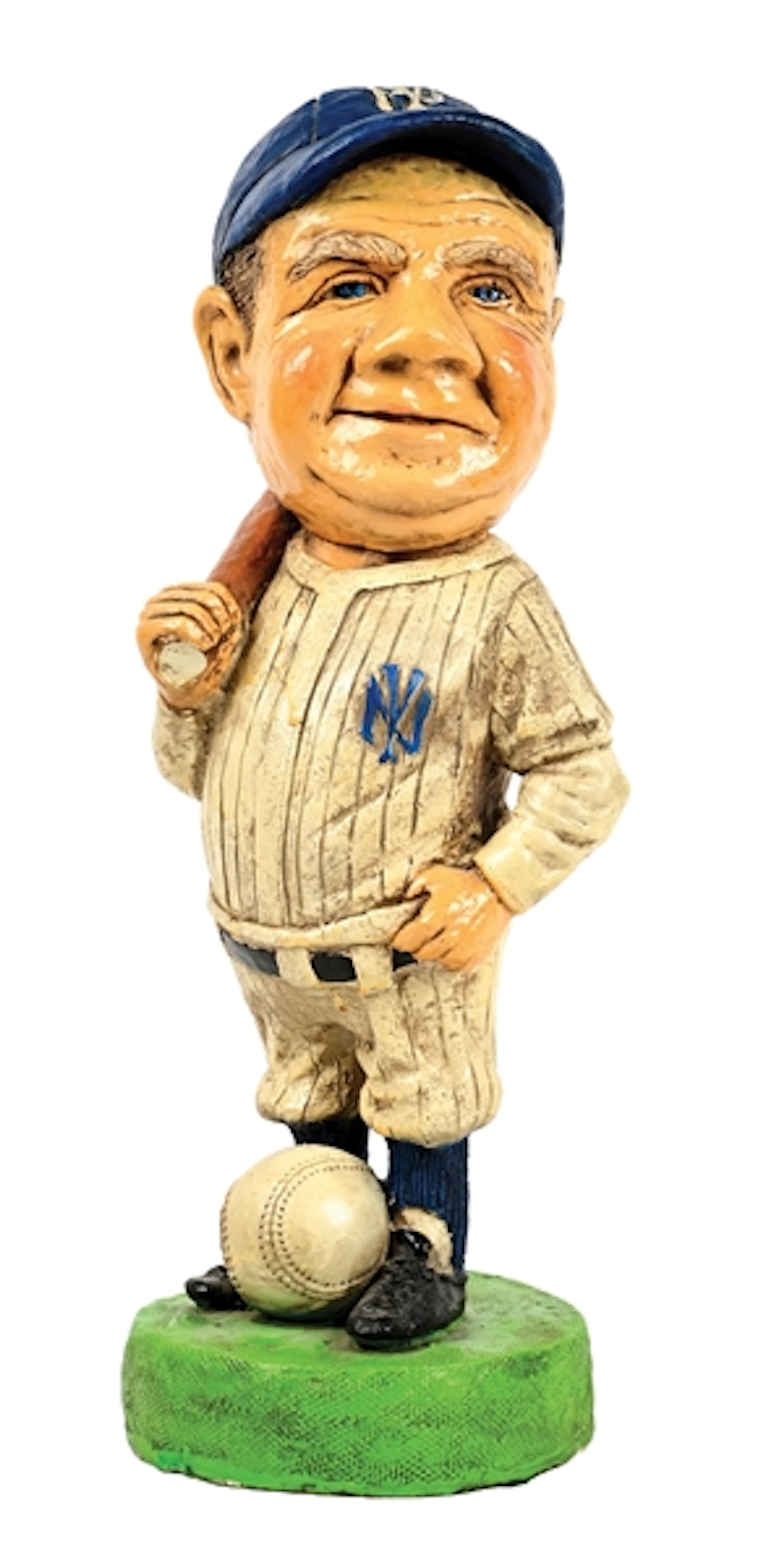 LARGE 1972 KIMRO BABE RUTH NEW YORK YANKEE SCULPTURE FIGURE
