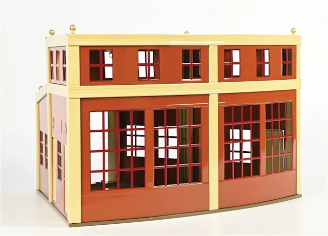 MTH STANDARD GAUGE NO. 444 ROUNDHOUSE SECTION IN ORIGINAL BOX
