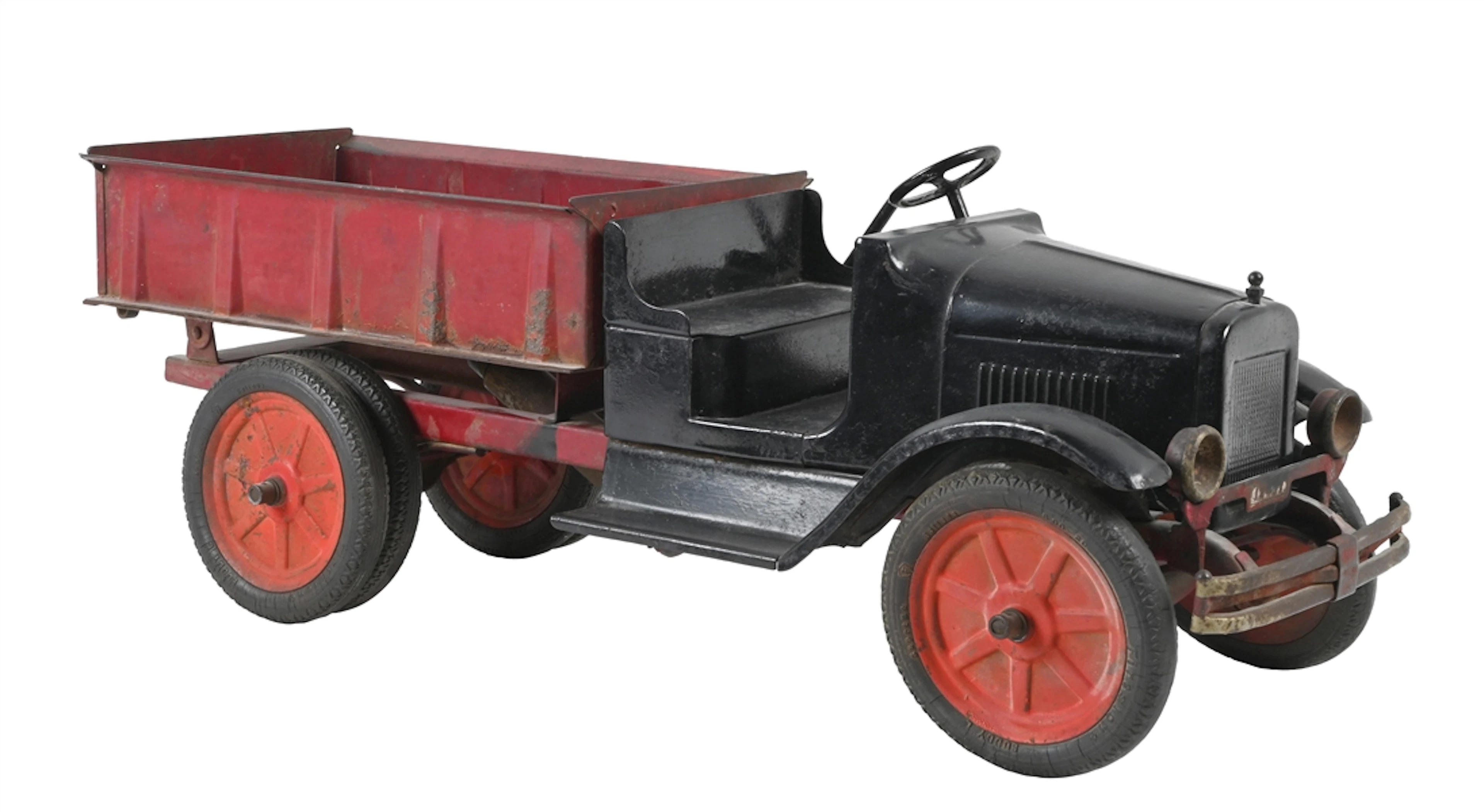 BUDDY "L" PRESSED STEEL TOY DUMP TRUCK