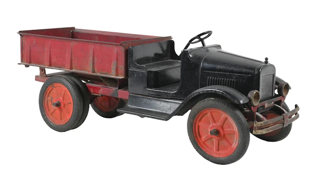 BUDDY "L" PRESSED STEEL TOY DUMP TRUCK