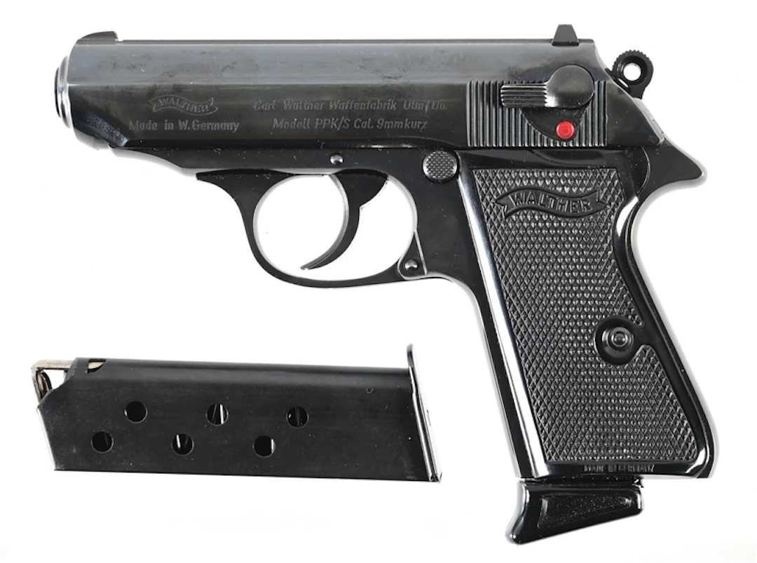 (C) INTERARMS WEST GERMAN WALTHER PPK/S .380 SEMI-AUTOMATIC PISTOL.
