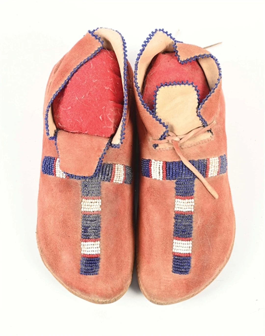 PLAINS BEADED MOCCASINS