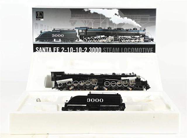 MODERN ERA LIONEL O-GA. VISION LINE NO. 6-11155 SANTA FE 2-10-10-2