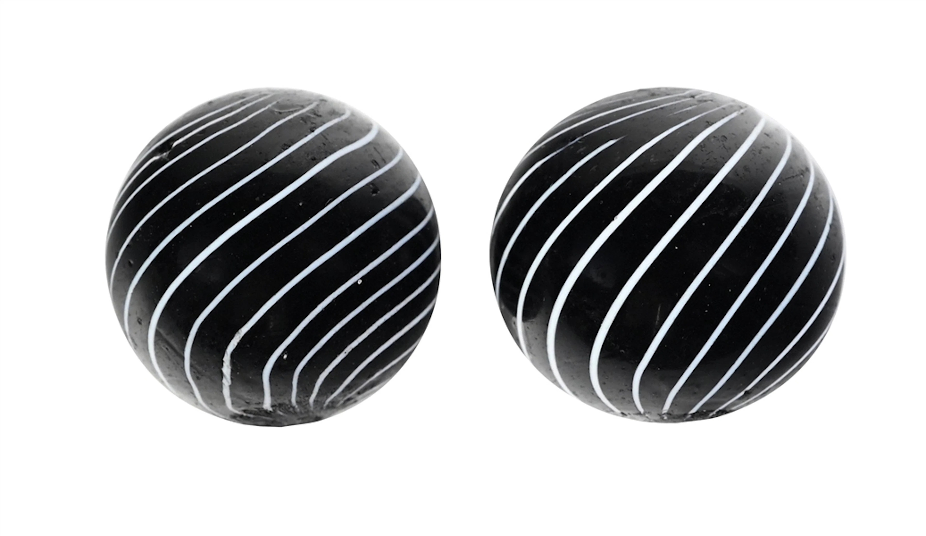 LOT OF 2: PAIR OF BLACK CLAMBROTHS