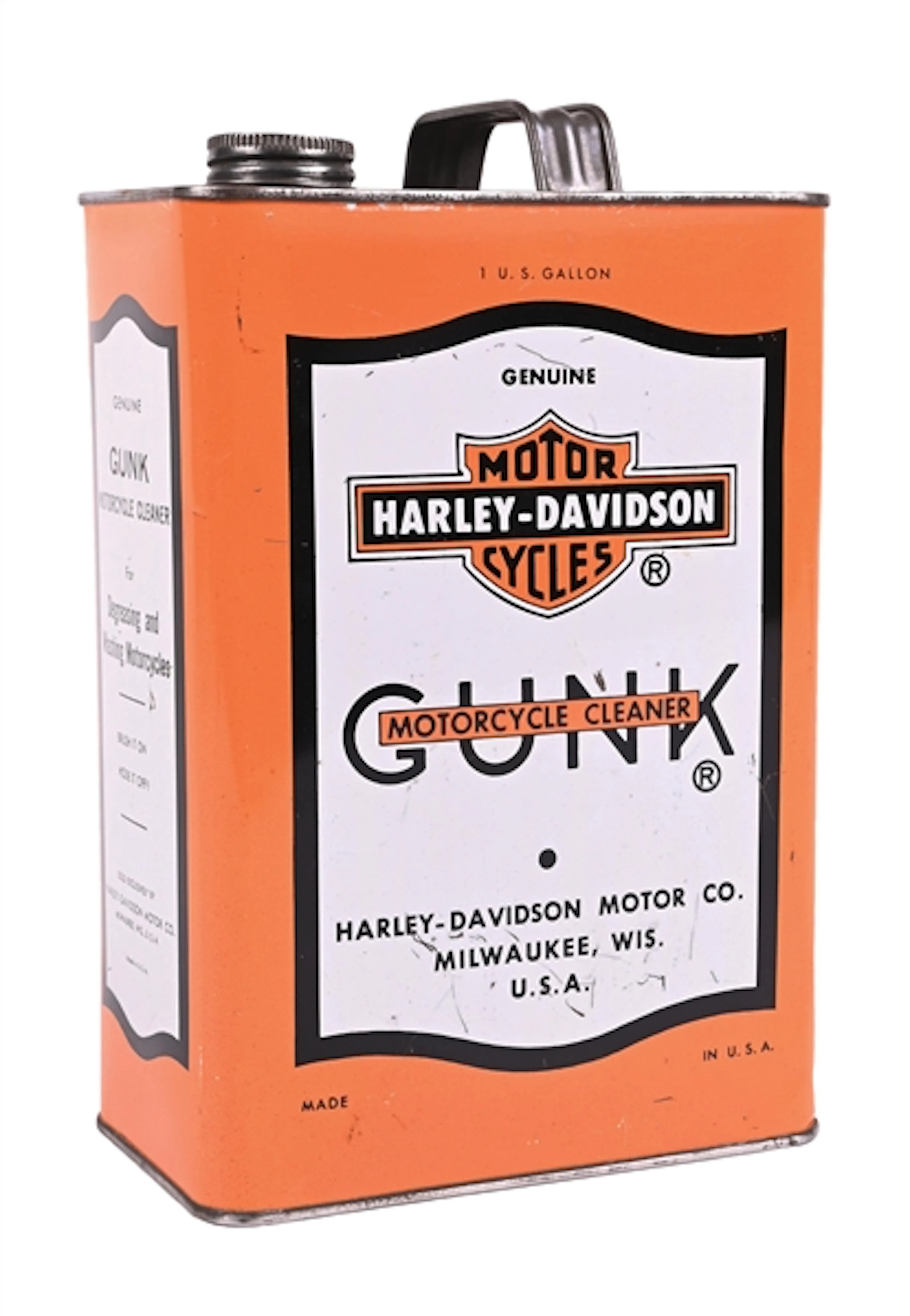 HARLEY-DAVIDSON GUNK MOTORCYCLE CLEANER ONE GALLON CAN