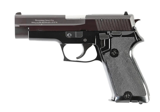 (M) BROWNING BDA45 SEMI AUTOMATIC PISTOL WITH BOX.