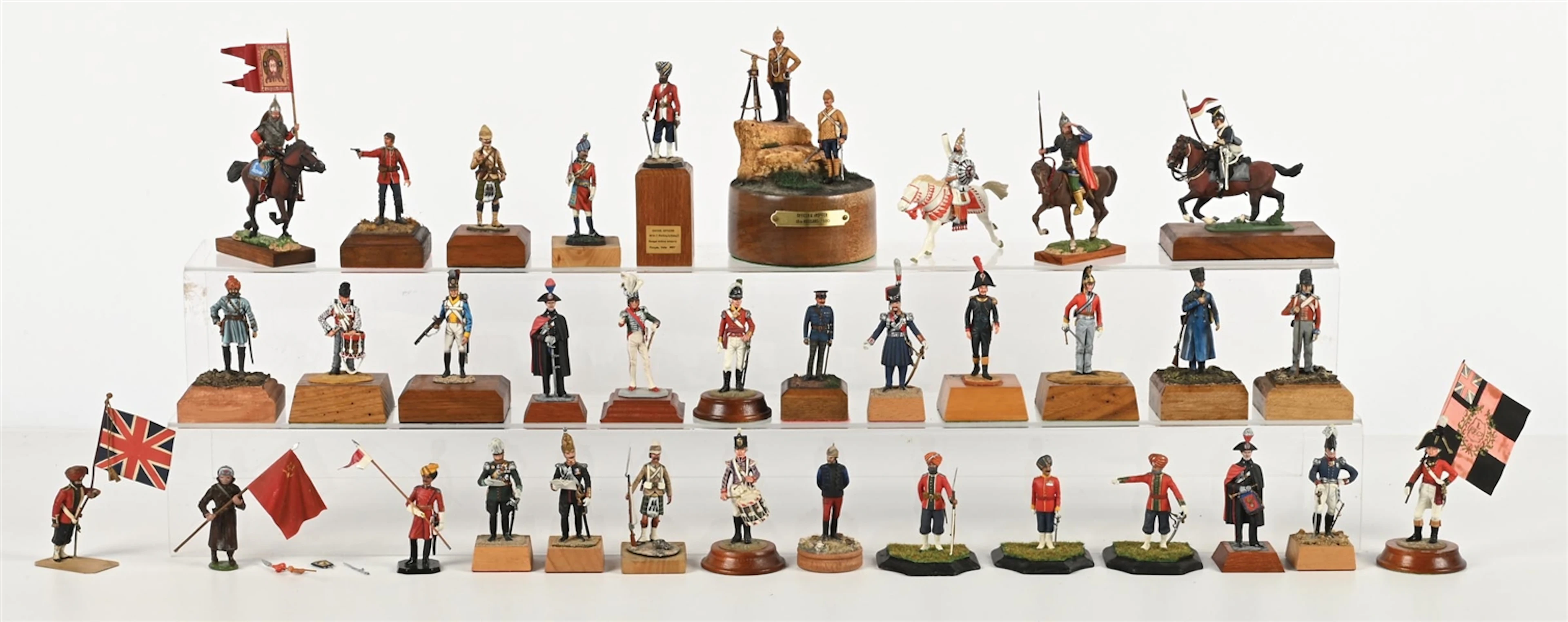 VARIOUS HISTORICAL MILITARY MINIATURES, VARIOUS ERAS AND CONFIGURATIONS