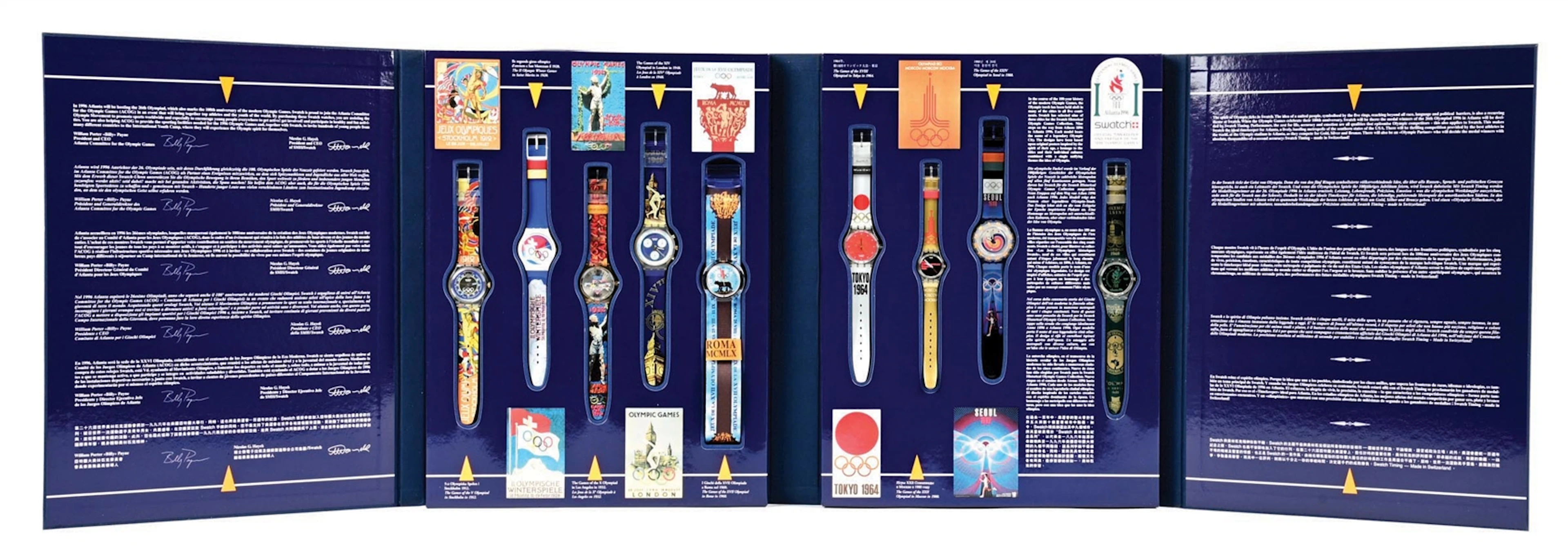 SWATCH HISTORICAL OLYMPIC GAMES COLLECTION