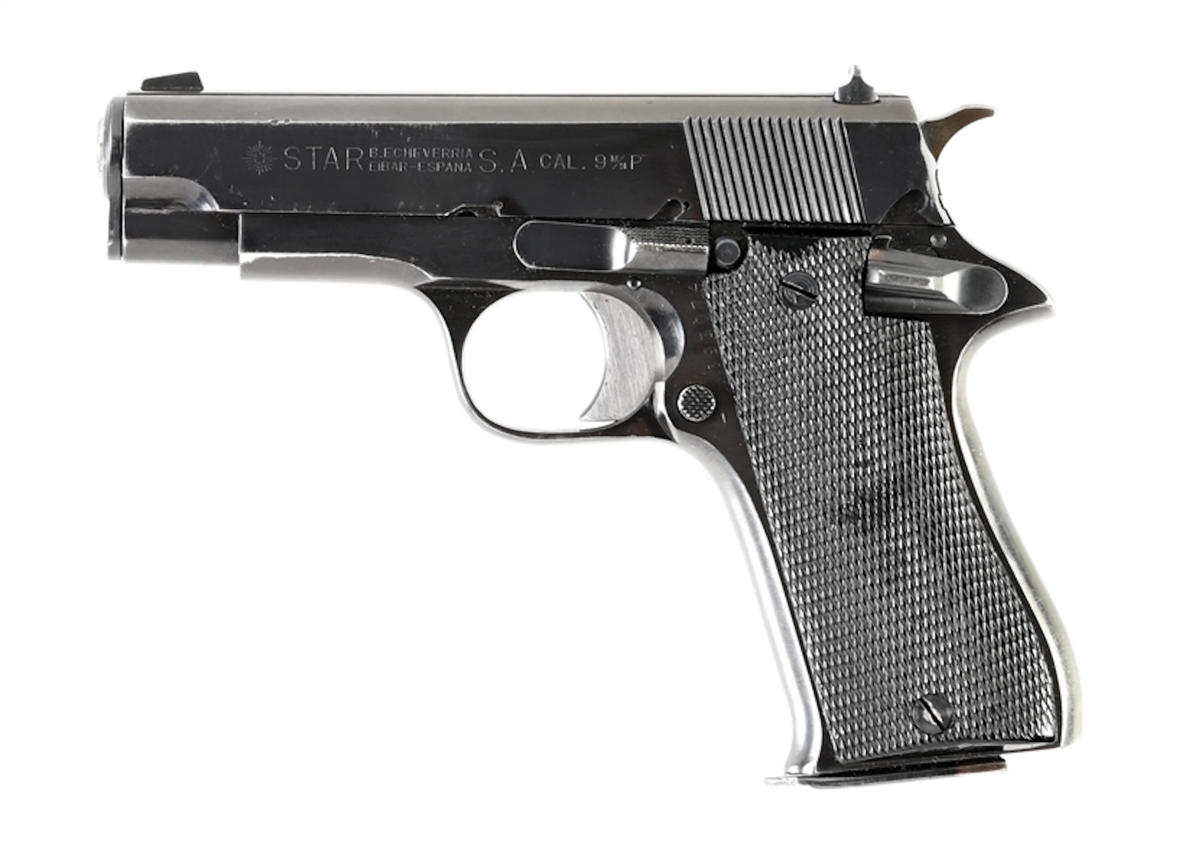 (C) STAR BM SEMI-AUTOMATIC PISTOL WITH BOX.