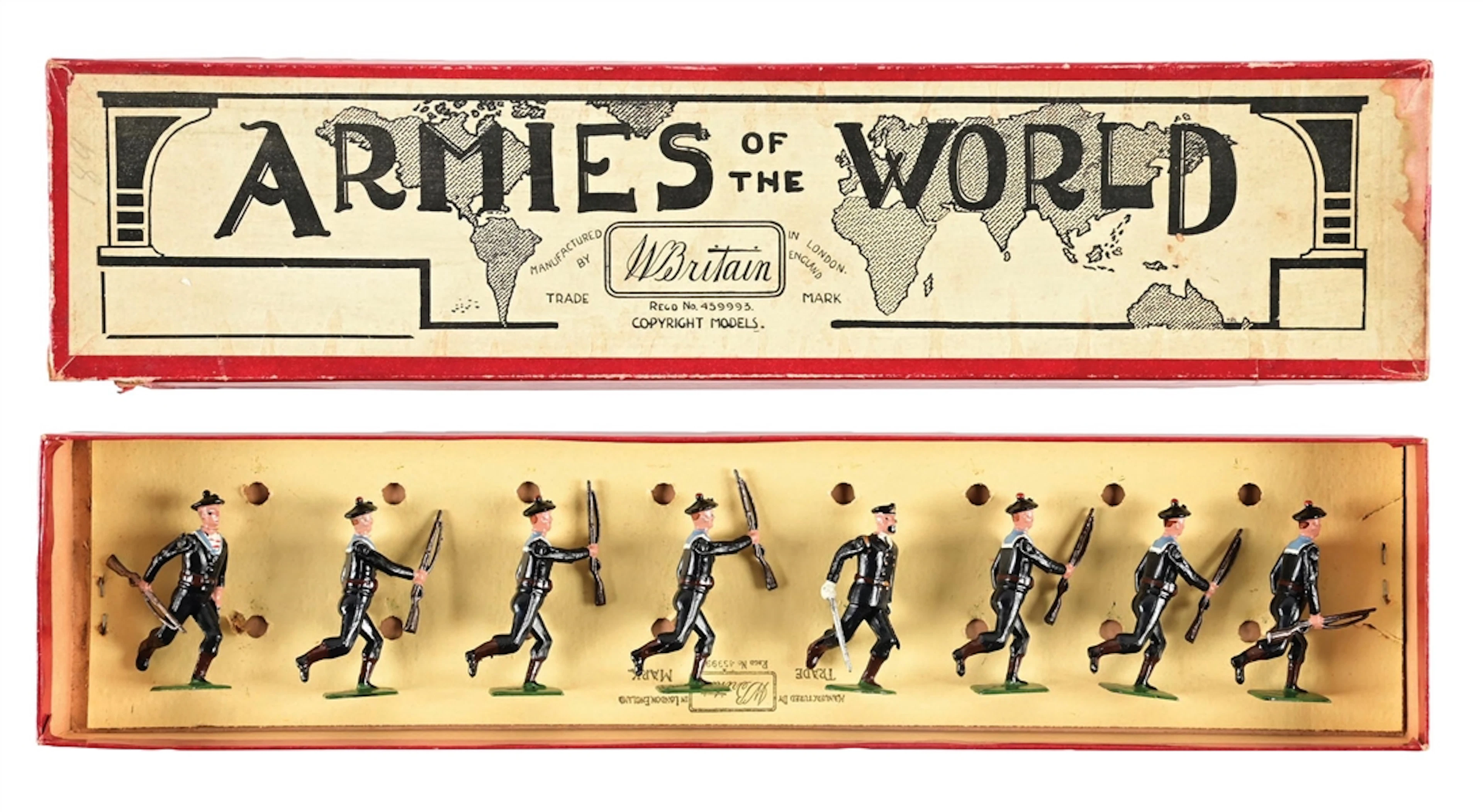 W. BRITAINS ARMIES OF THE WORLD LA MARINE FRANCAISE THE FRENCH NAVY