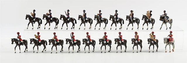 TROPHY MINIATURES INDIAN ARMY MOUNTED BANDS