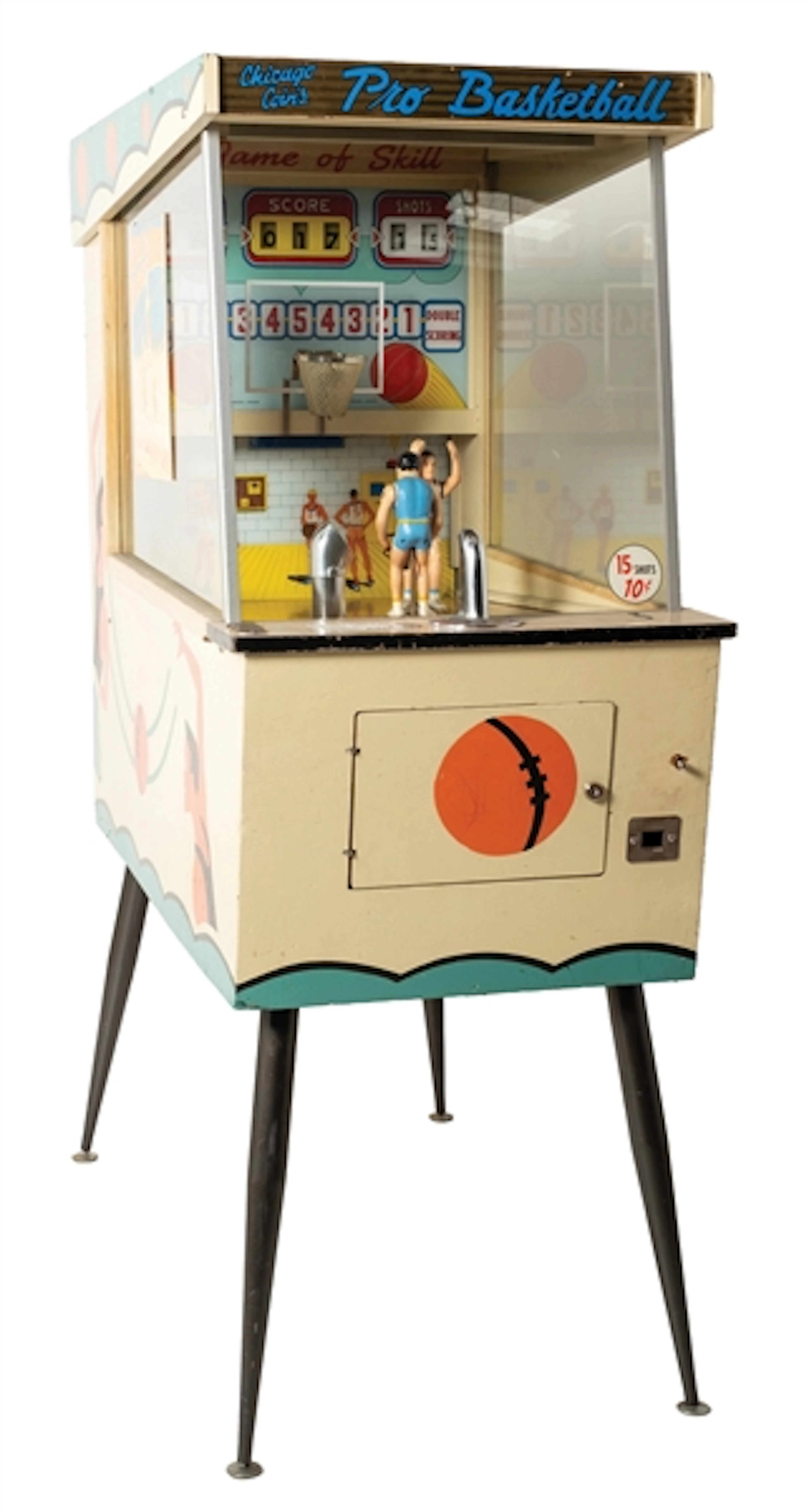 CHICAGO COIN'S "PRO BASKETBALL" A GAME OF SKILL ARCADE MACHINE