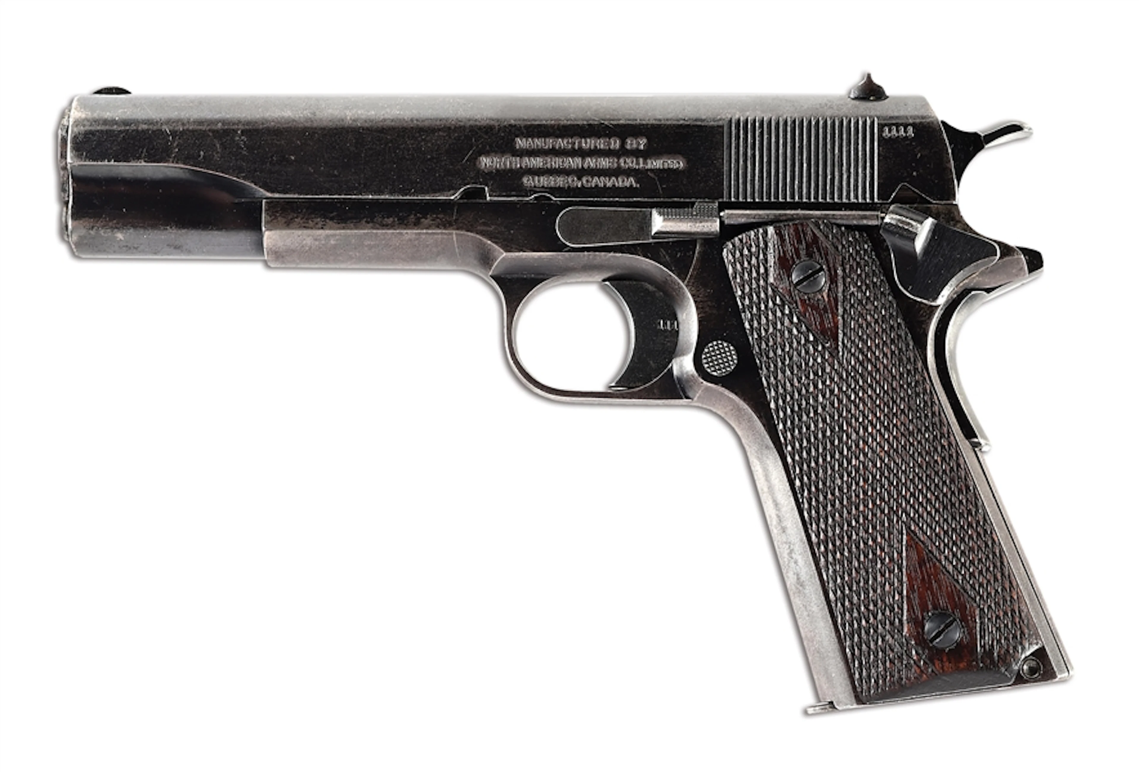 (C) NORTH AMERICAN ARMS COMPANY 1911 .45 ACP SEMI-AUTOMATIC PISTOL.