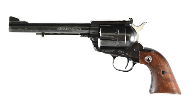 (C) EARLY RUGER BLACKHAWK FLAT TOP SINGLE ACTION REVOLVER.