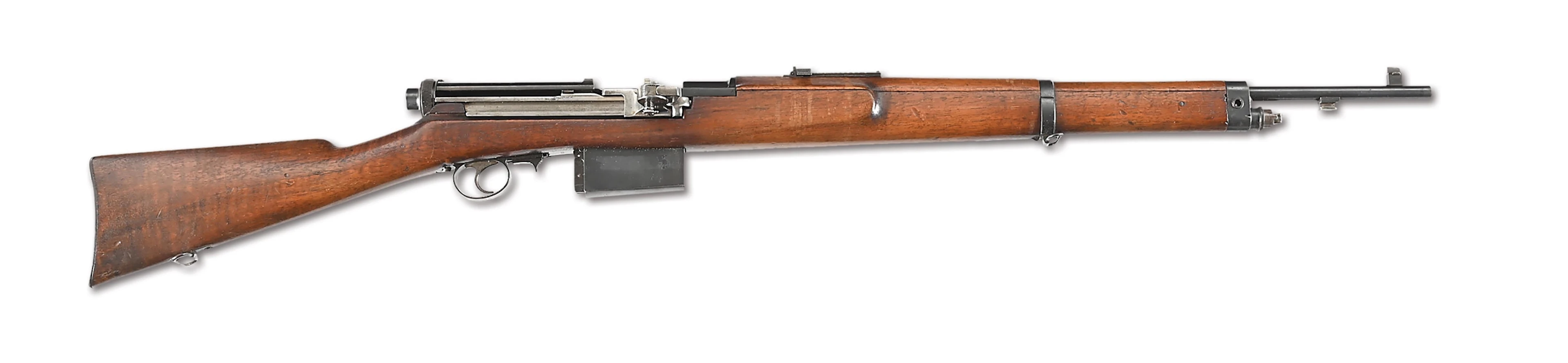 (C) MONDRAGON MODEL 1915 (FSK-15) SEMI-AUTOMATIC SELF-LOADING RIFLE.