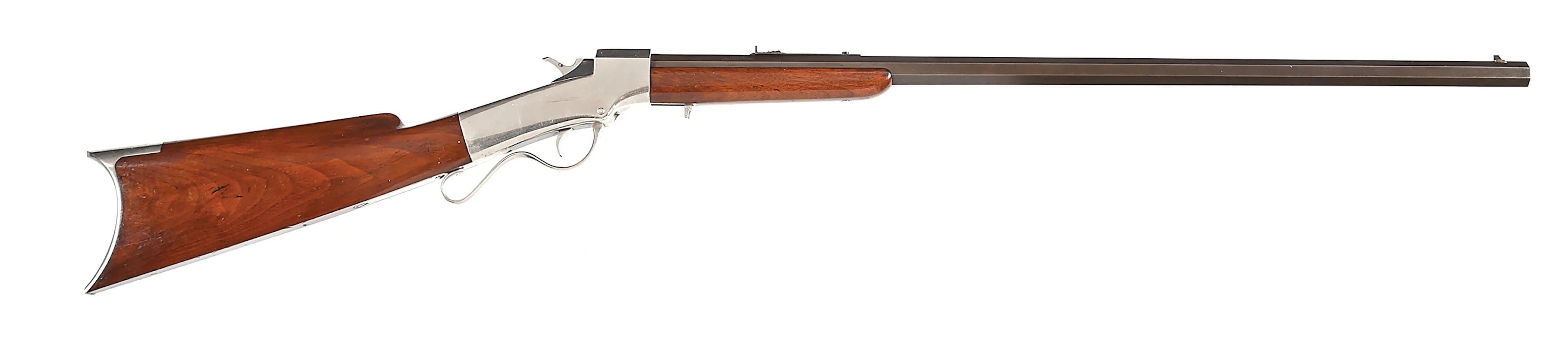 (A) RARE HIGH CONDITION BALL & WILLIAMS .44 CF FALLING BLOCK SPORTING RIFLE