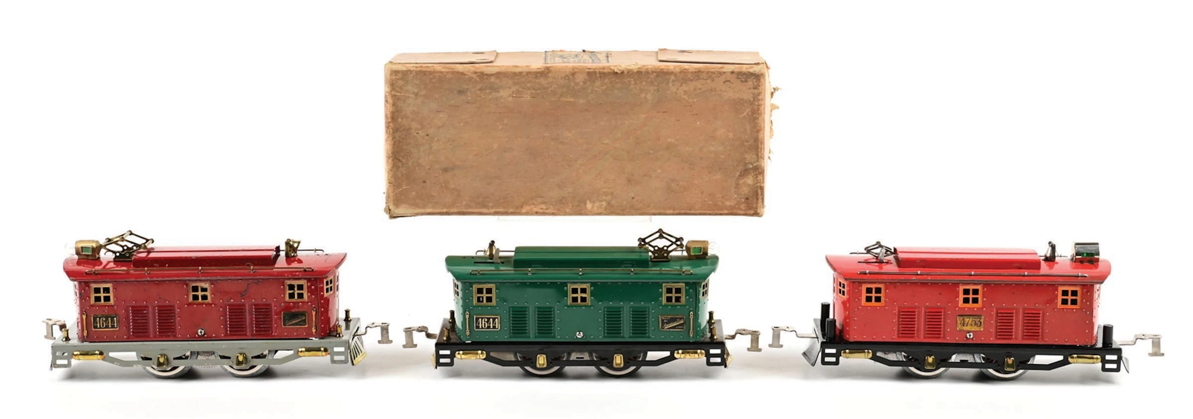 LOT OF 3: PRE-WAR AMERICAN FLYER STANDARD GA. ELECTRIC LOCOMOTIVES