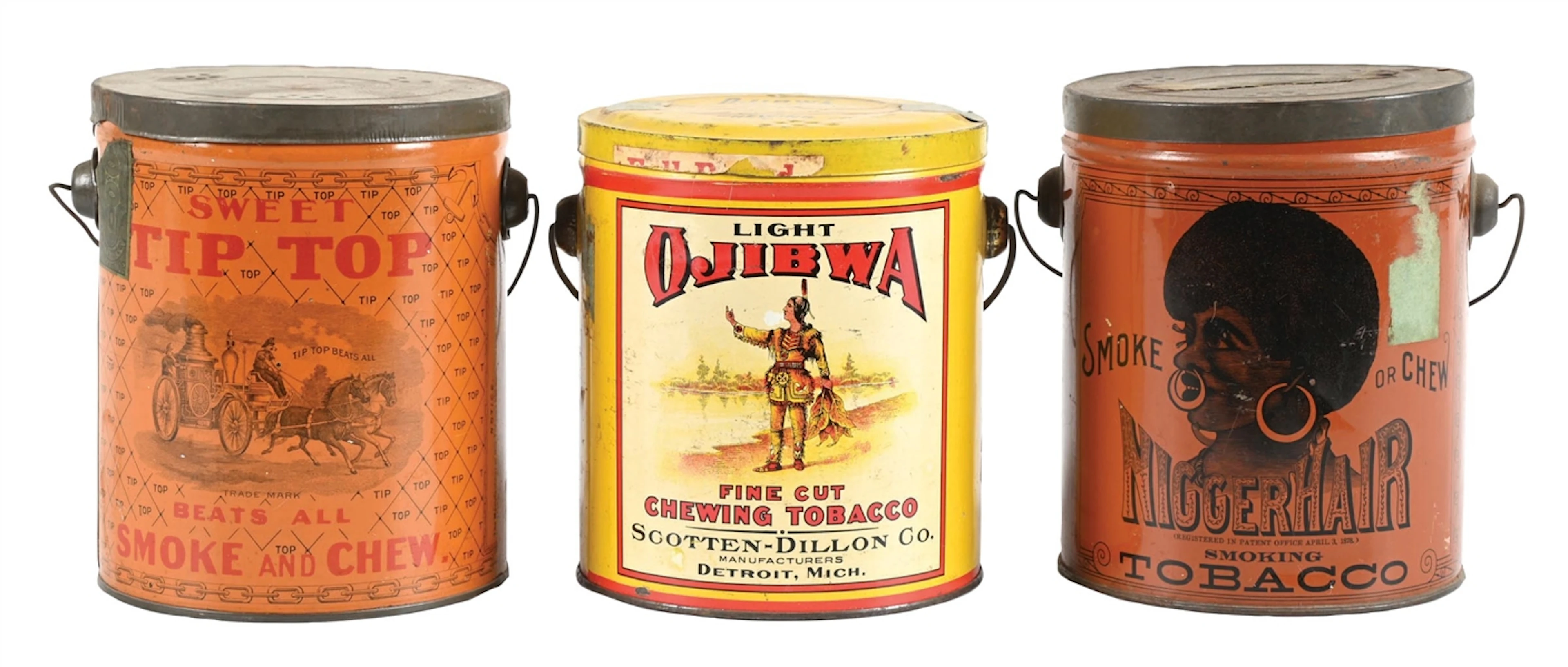 COLLECTION OF 3: TOBACCO TINS