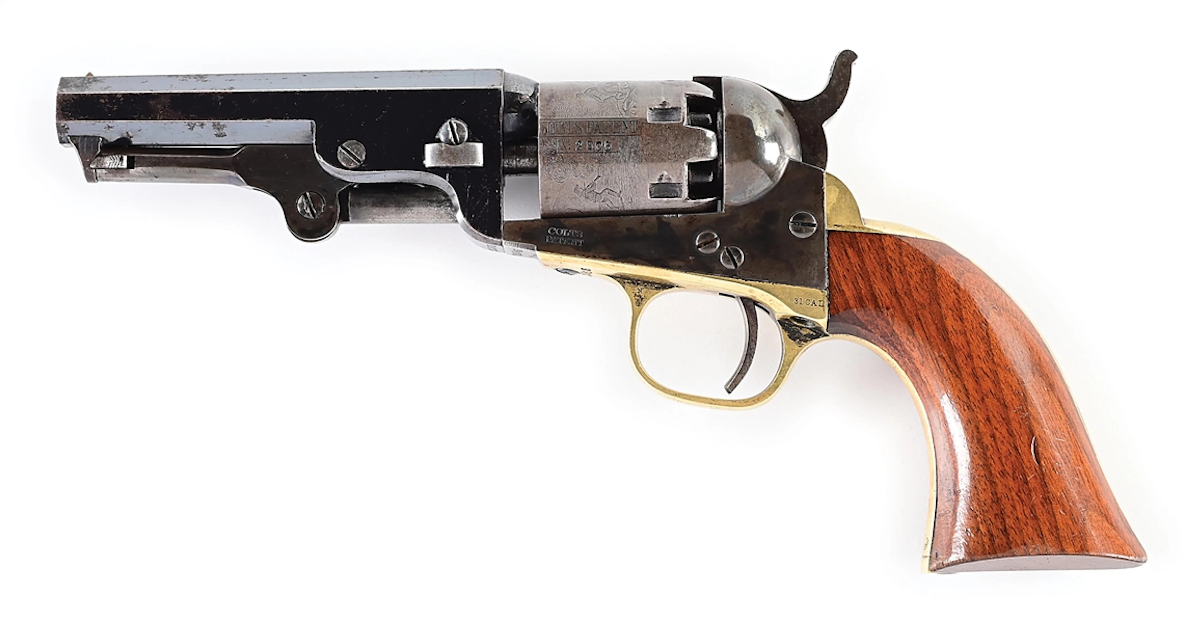 (A) FINE COLT MODEL 1849 POCKET PERCUSSION REVOLVER.