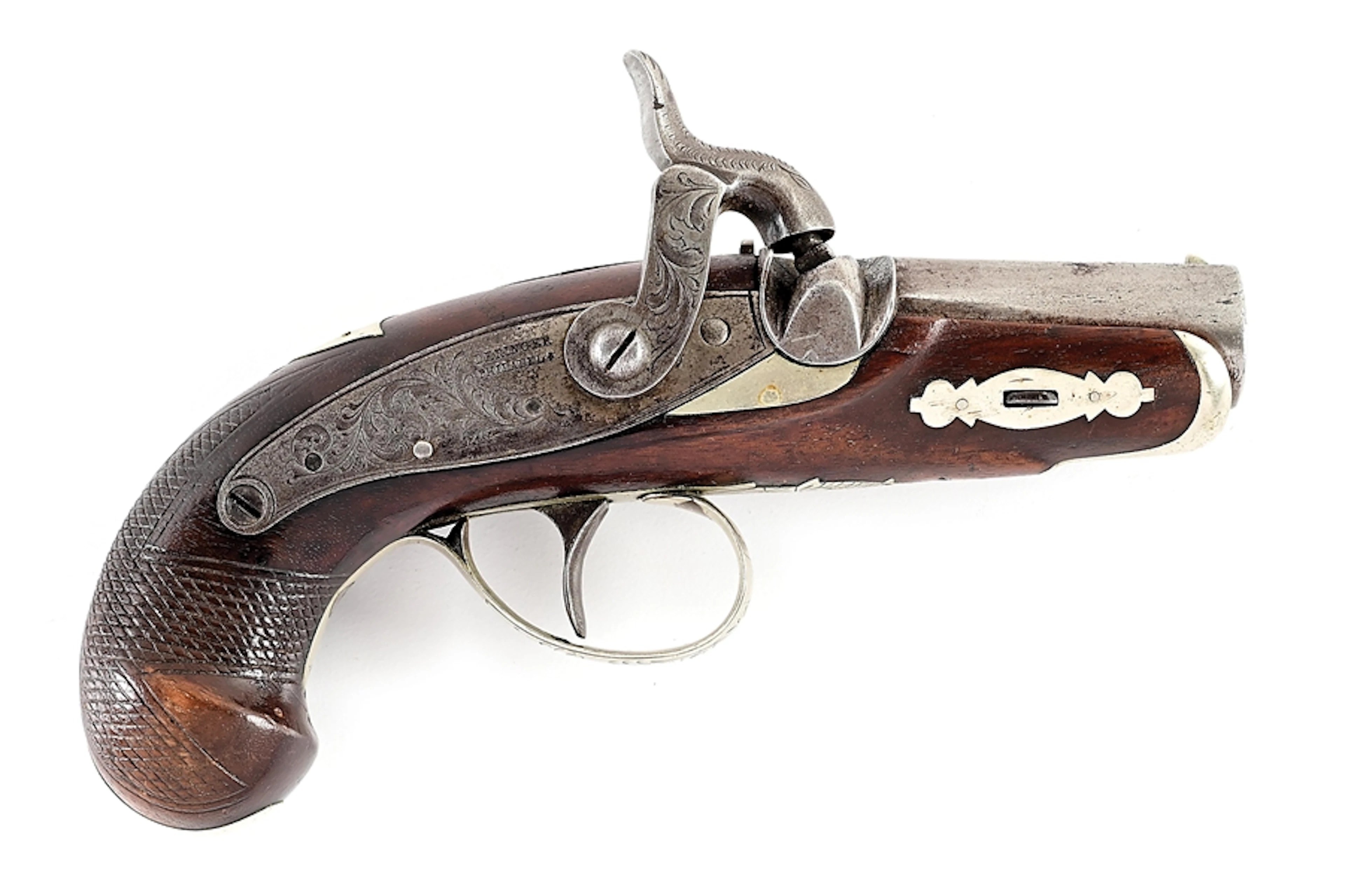 (A) A.J. TAYLOR & CO. SAN FRANCISCO AGENT MARKED PHILADELPHIA DERINGER