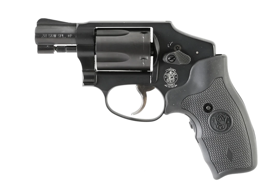 (M) SMITH & WESSON MODEL 442-2 DOUBLE ACTION REVOLVER WITH CASE