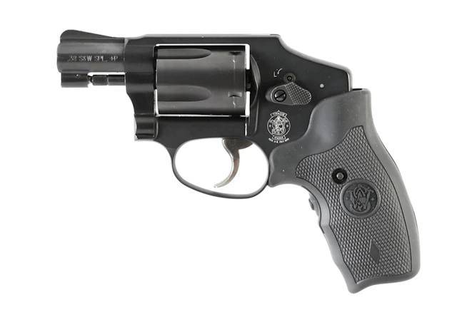 (M) SMITH & WESSON MODEL 442-2 DOUBLE ACTION REVOLVER WITH CASE