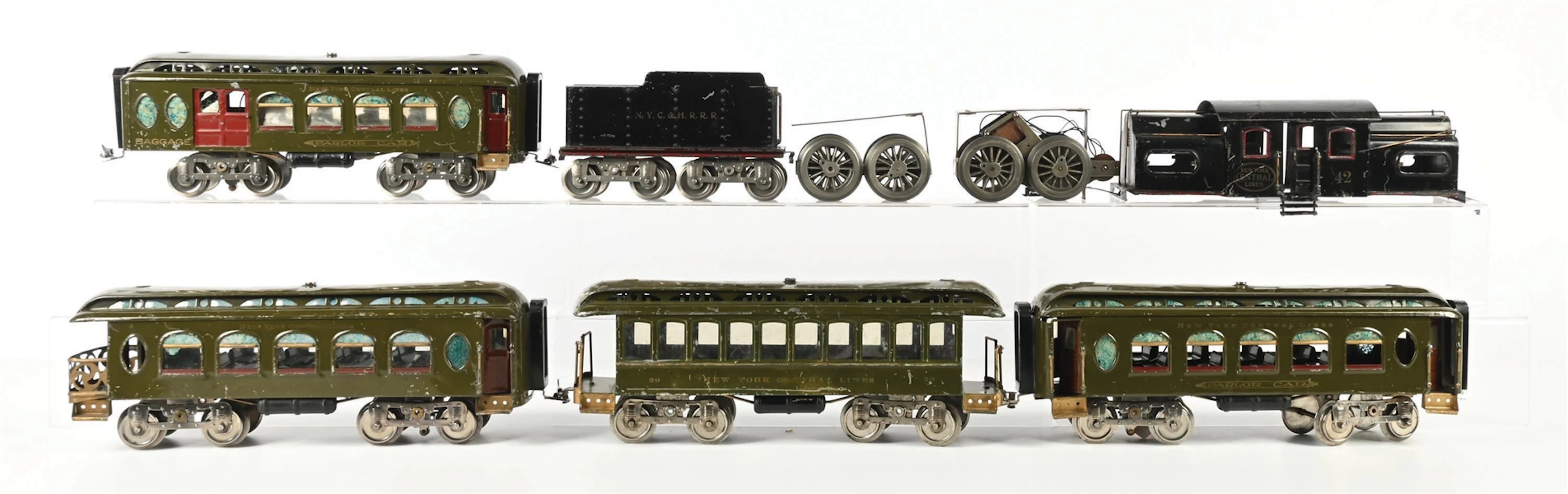 LOT OF 6: LIONEL STANDARD-GA. ASSORTED LOT