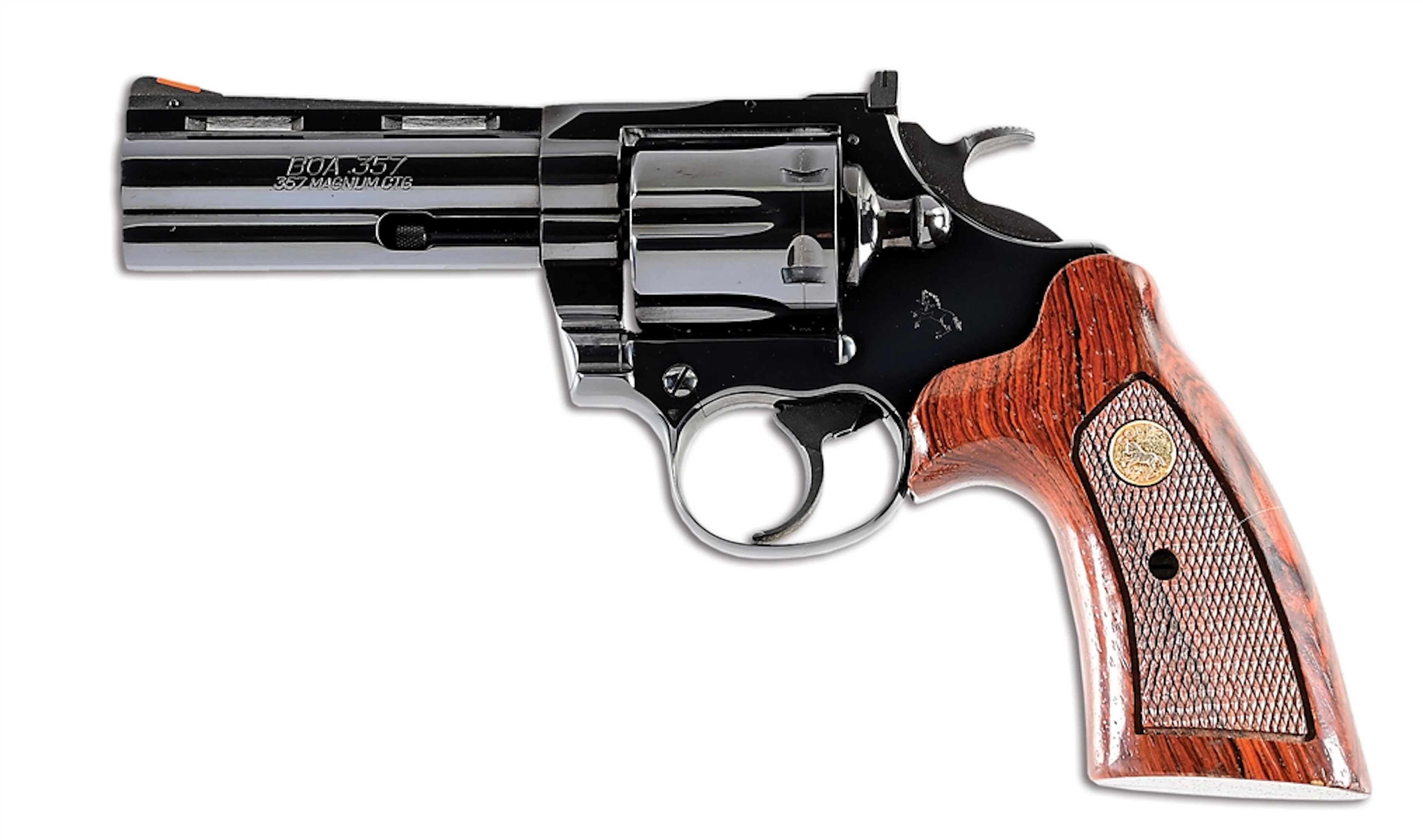 (M) OUTSTANDING AND RARE COLT BOA .357 MAGNUM DOUBLE ACTION REVOLVER