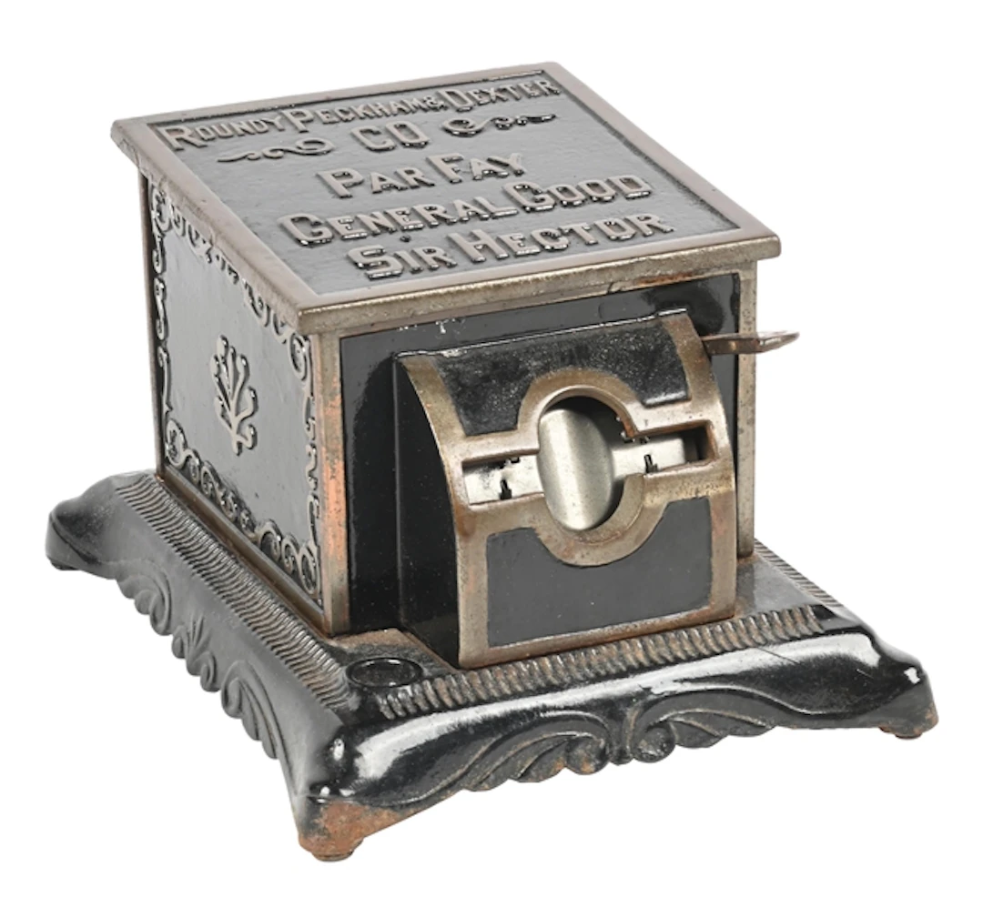 SIR HECTOR TABLETOP CAST IRON MATCH DISPENSER