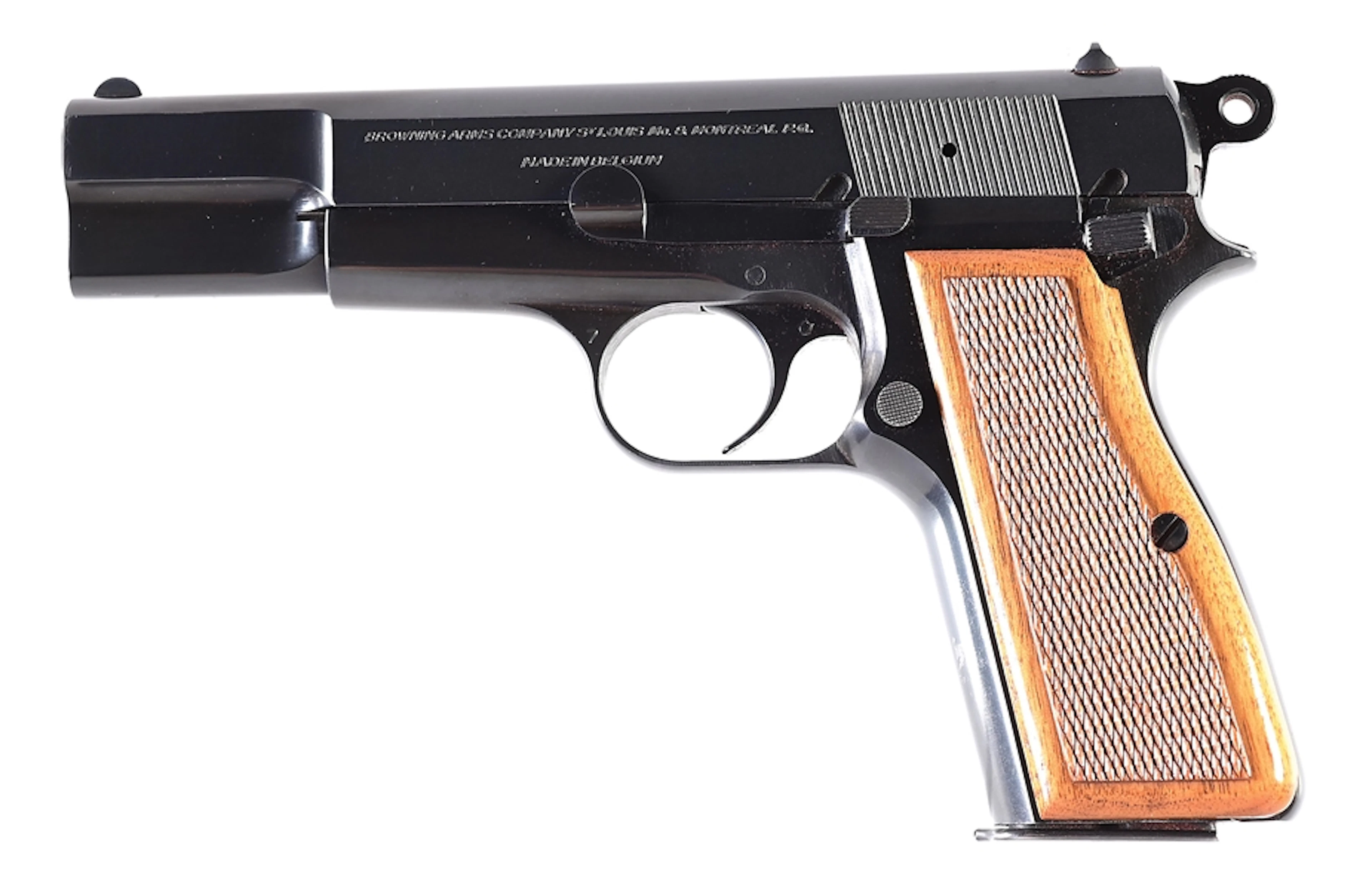 (C) BROWNING T-SERIES HI-POWER 9MM SEMI-AUTOMATIC PISTOL.