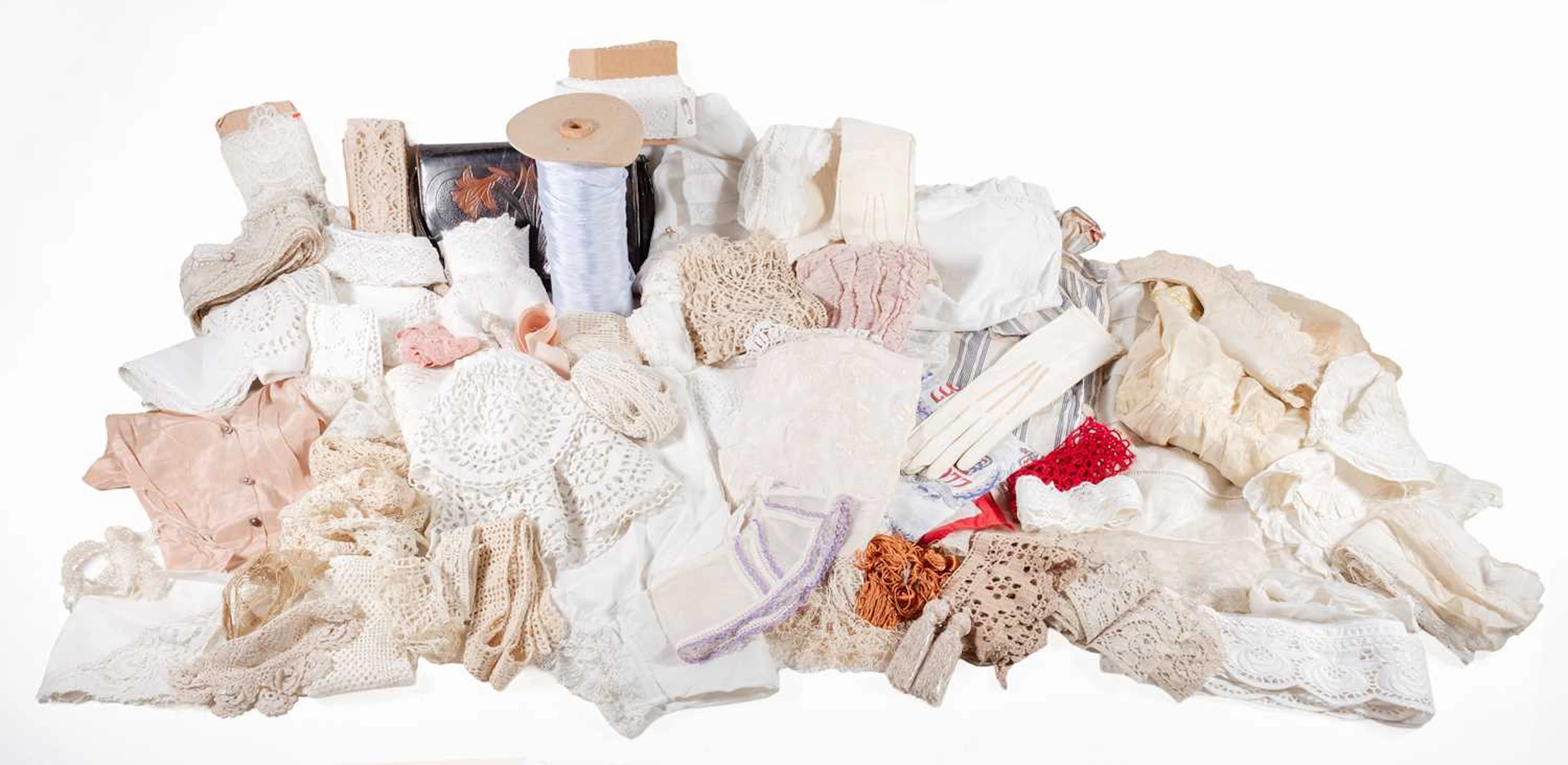 Assorted Early 20th Century Costume and Lace, Fricoline