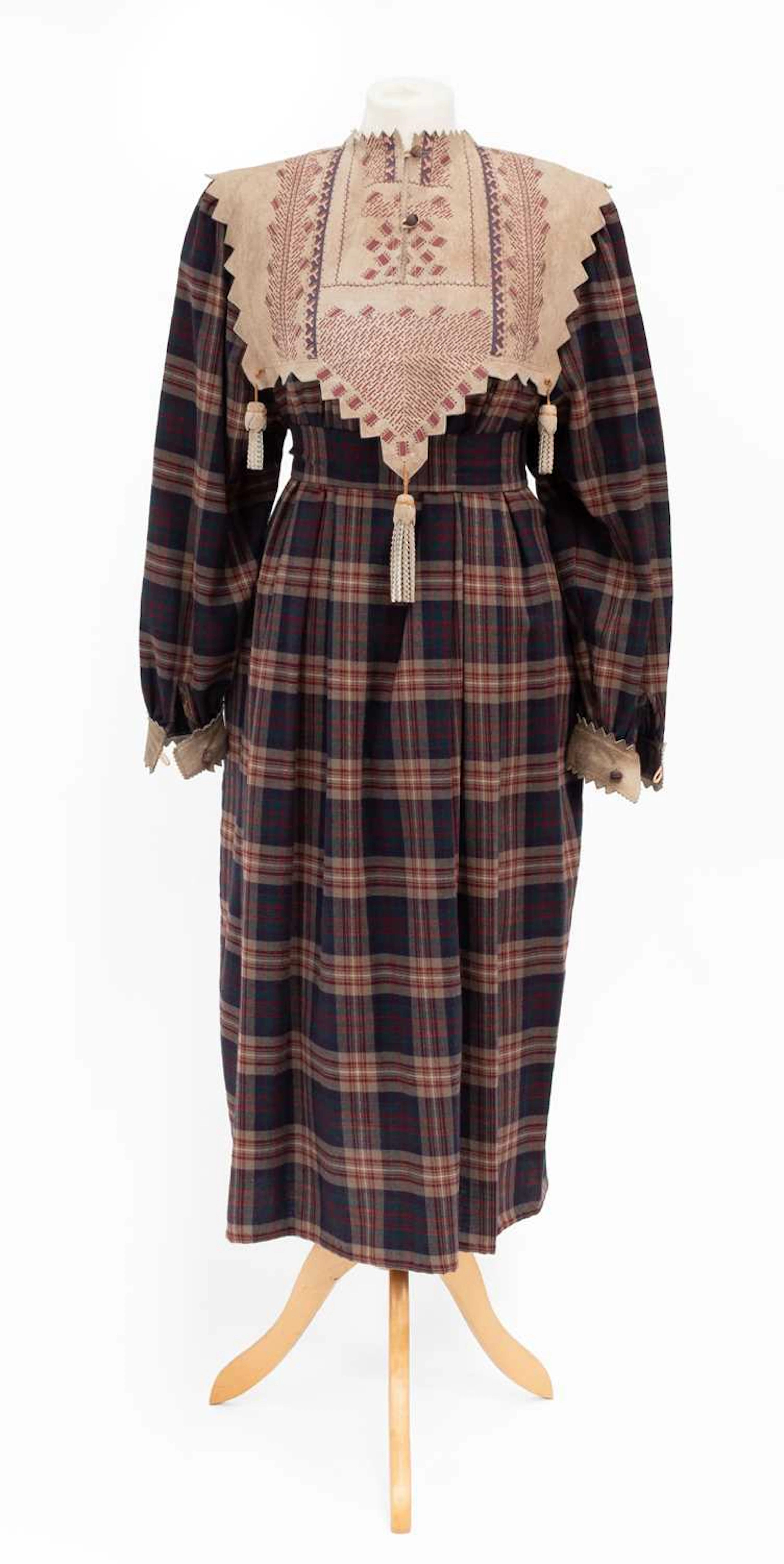 Circa 1980s Zandra Rhodes Smock Dress