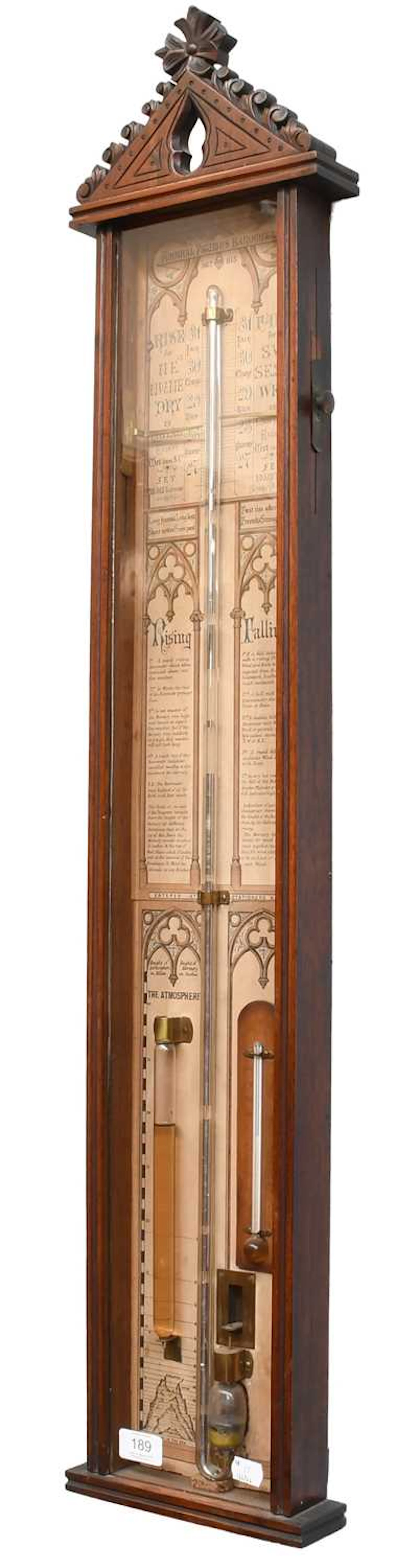 An "Admiral Fitzroy's" Barometer in Rosewood Case, circa 1890