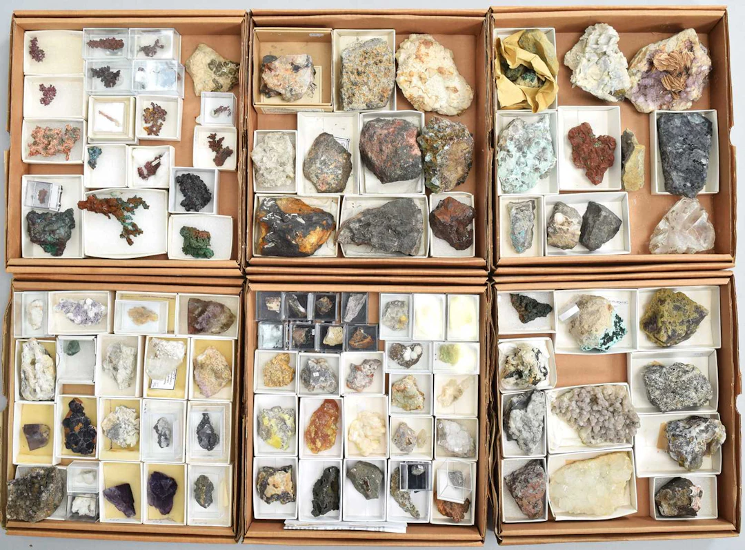 Minerals/Fossils: A Collection of Various Mineral Specimens