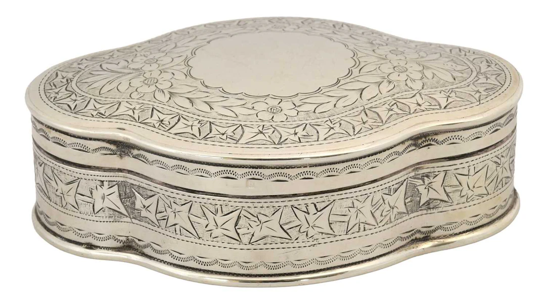 An Edward VII Silver Ring-Box, by John Edward Wilmot, Birmingham, 1901