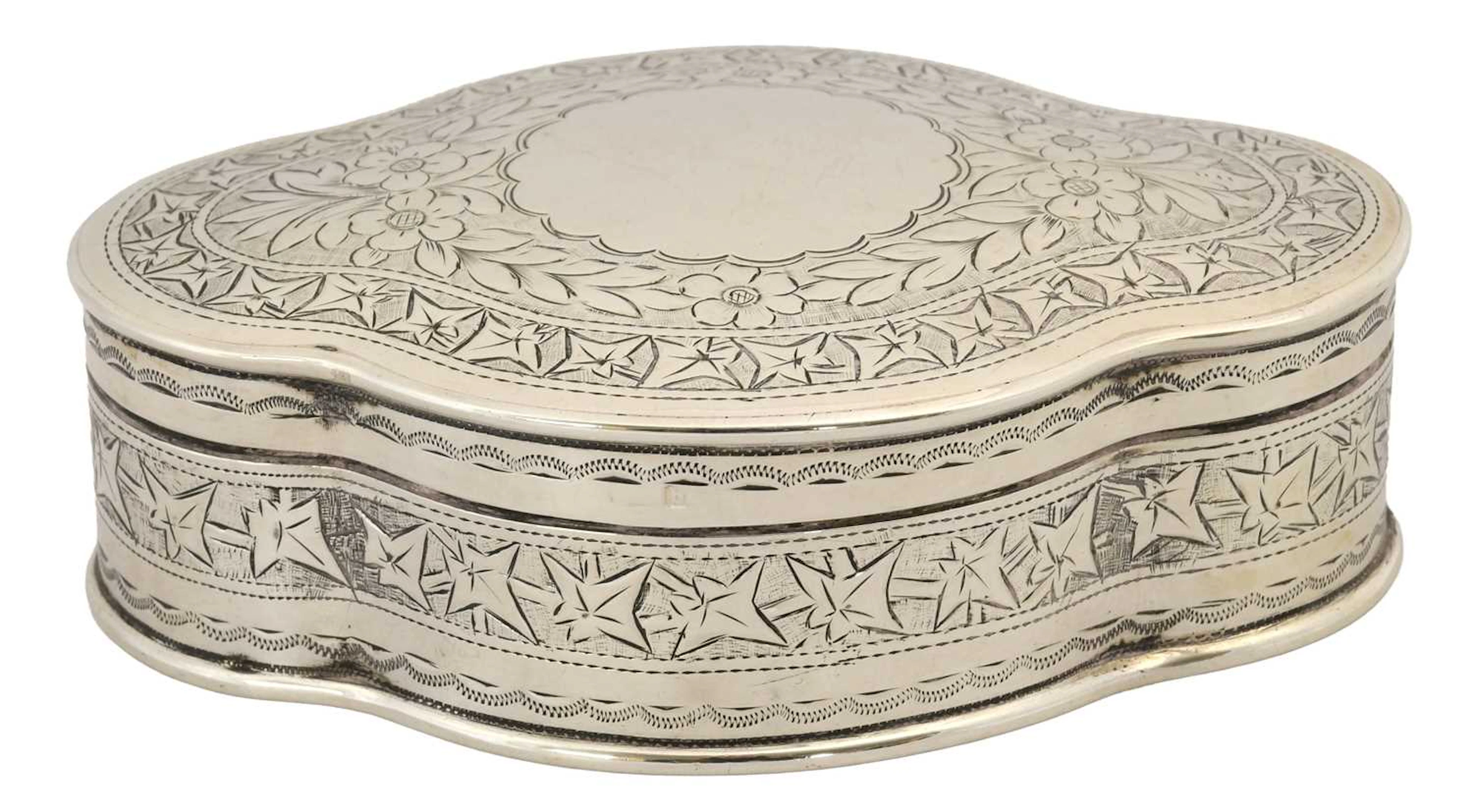 An Edward VII Silver Ring-Box, by John Edward Wilmot, Birmingham, 1901
