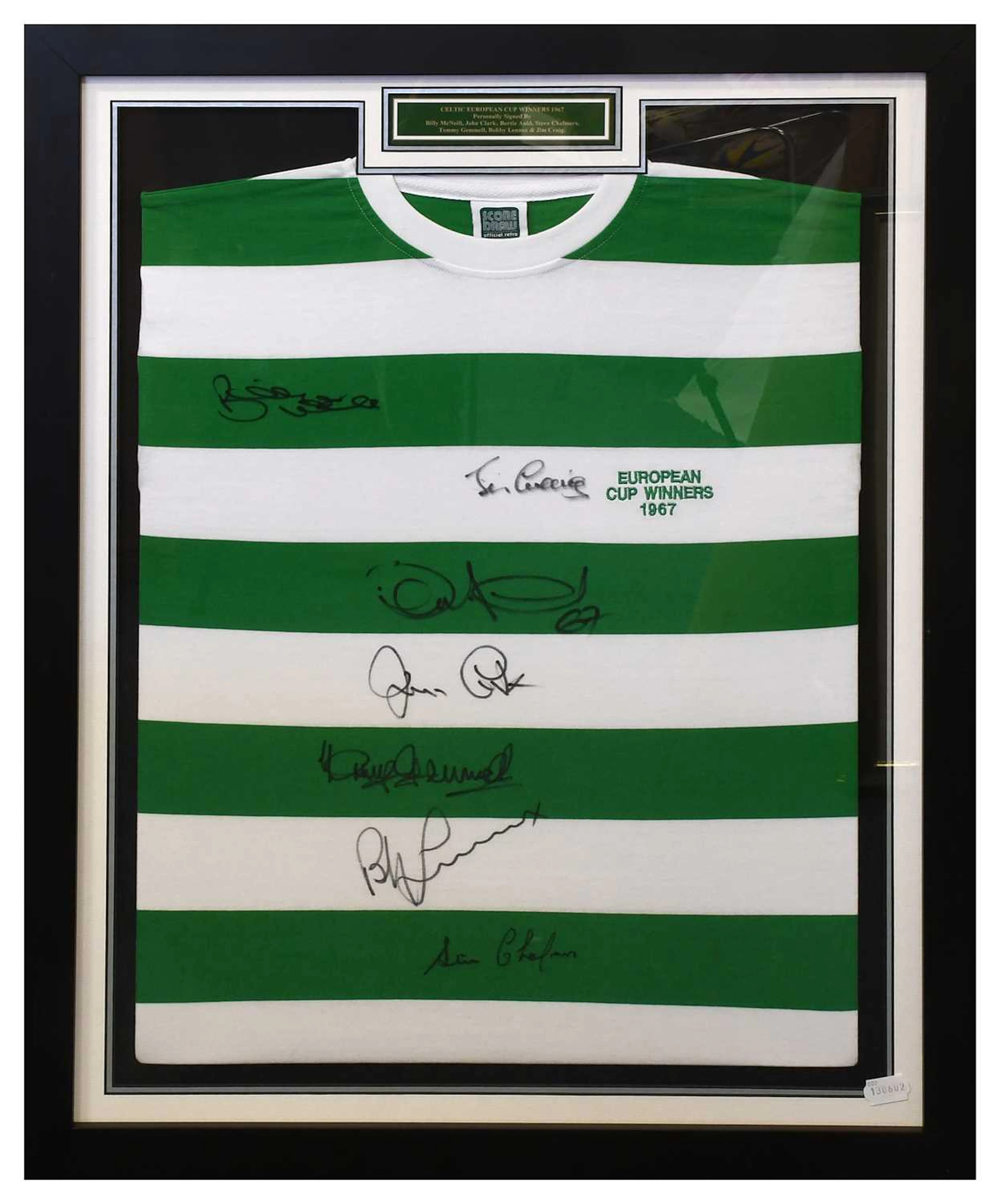 Celtic European Cup Winners 1967 Signed Shirt