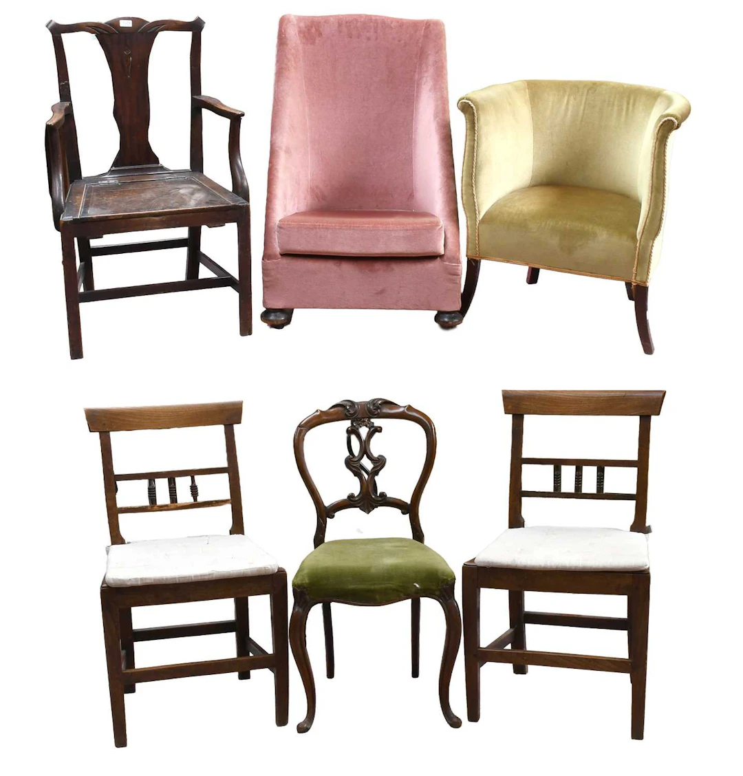 Six Various Chairs