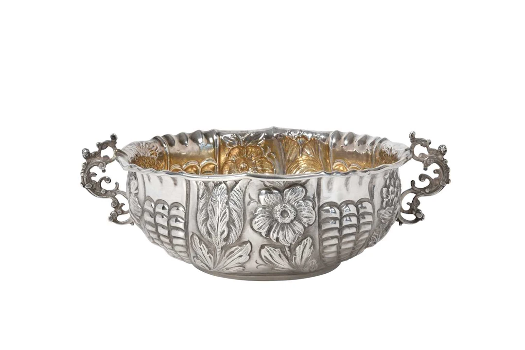 A Victorian Silver Bowl by Charles Stuart Harris, London, 1888, by