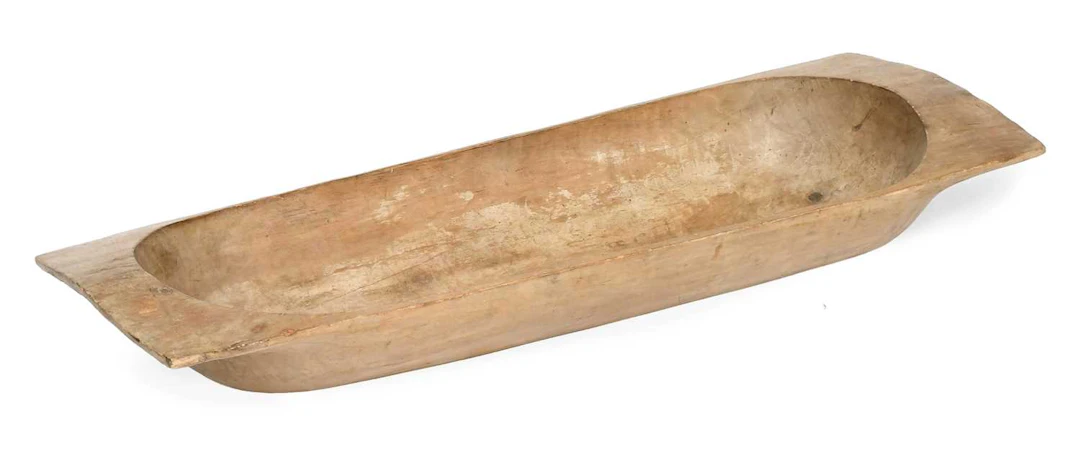 An Elm Dug Out Dough Bin