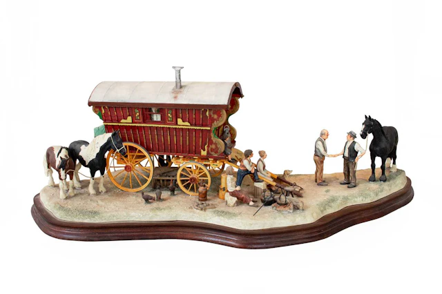 Border Fine Arts 'Striking A Deal At Appleby Fair'
