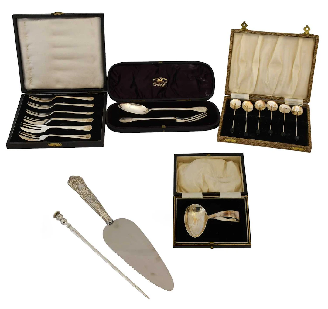 A Collection of Assorted Silver