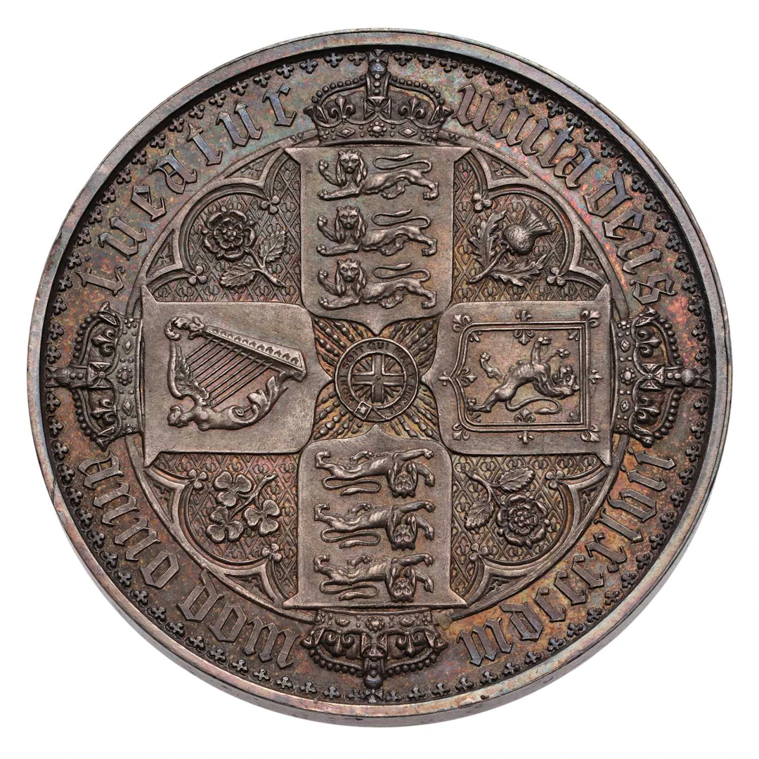 Victoria, Proof 'Gothic' Crown 1847