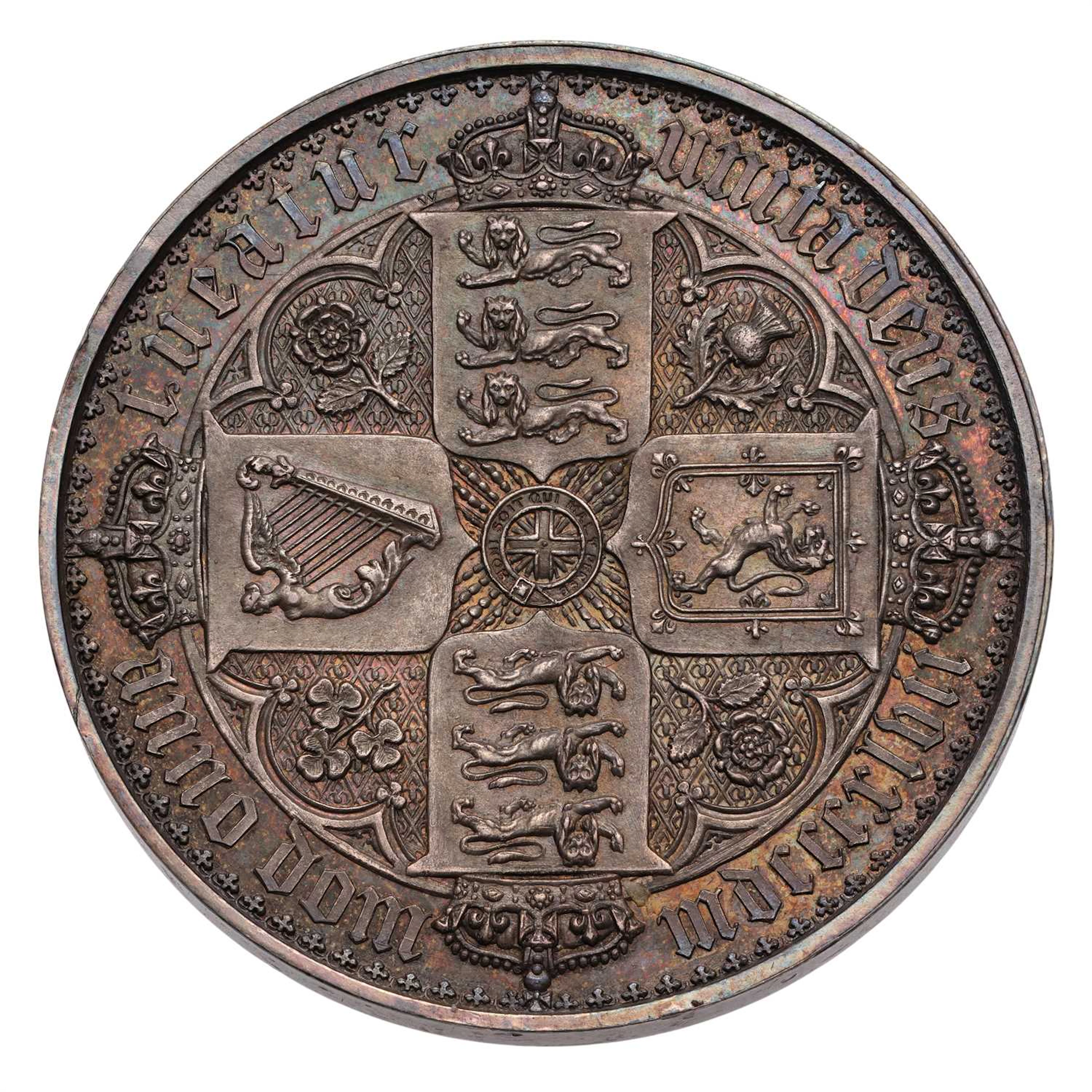 Victoria, Proof 'Gothic' Crown 1847