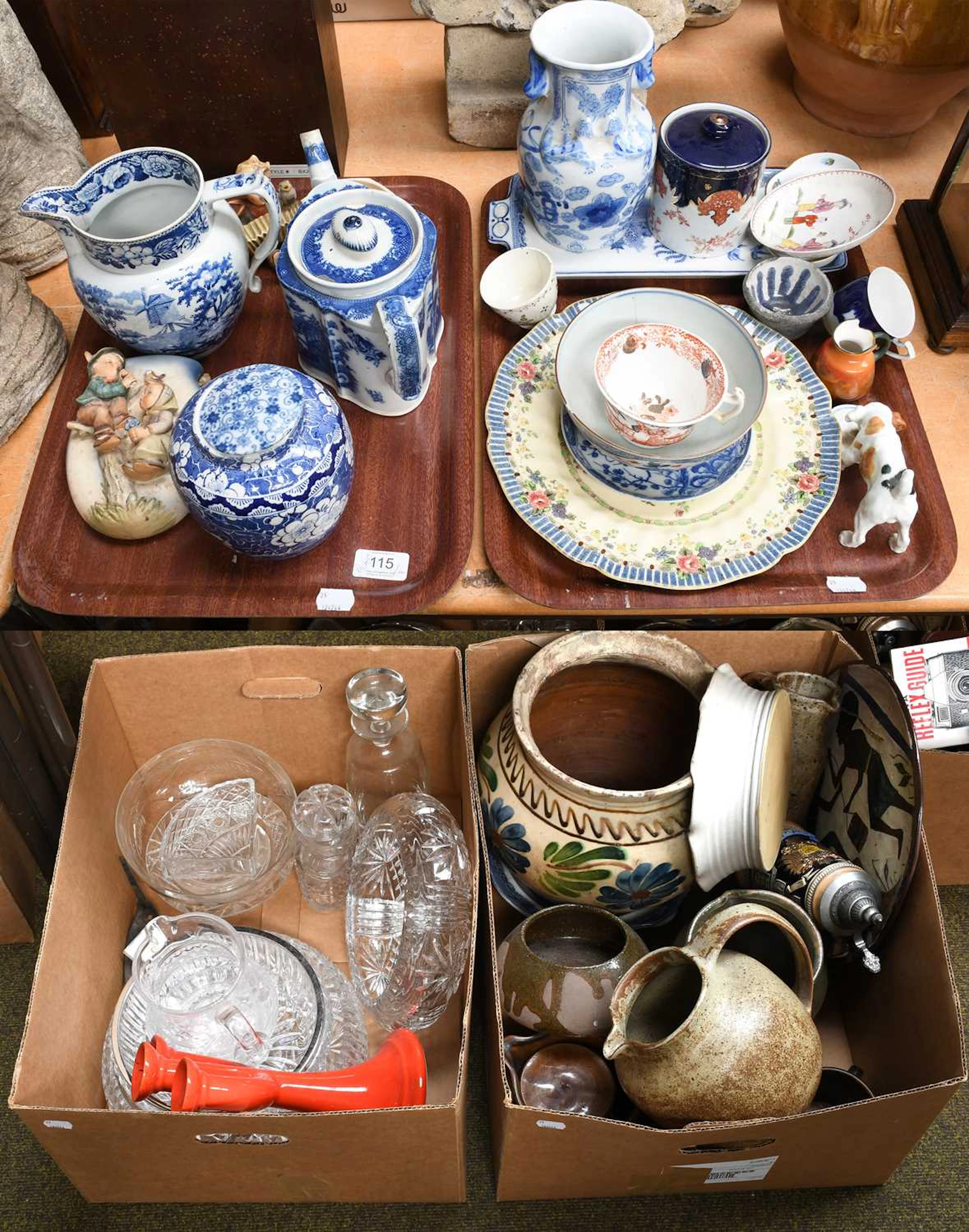 A Collection of Mixed Ceramics and Glass