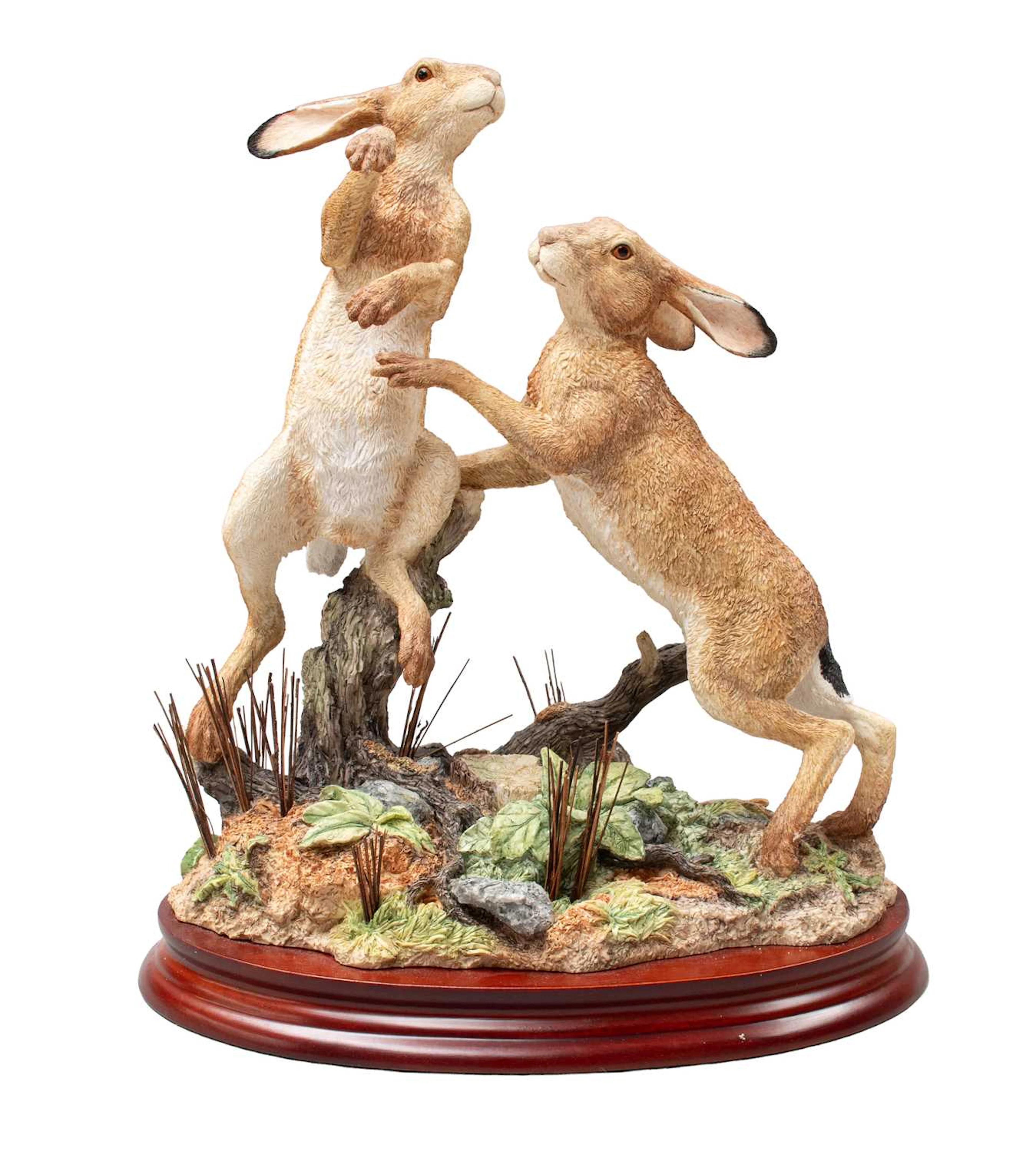Border Fine Arts 'Boxing Hares'