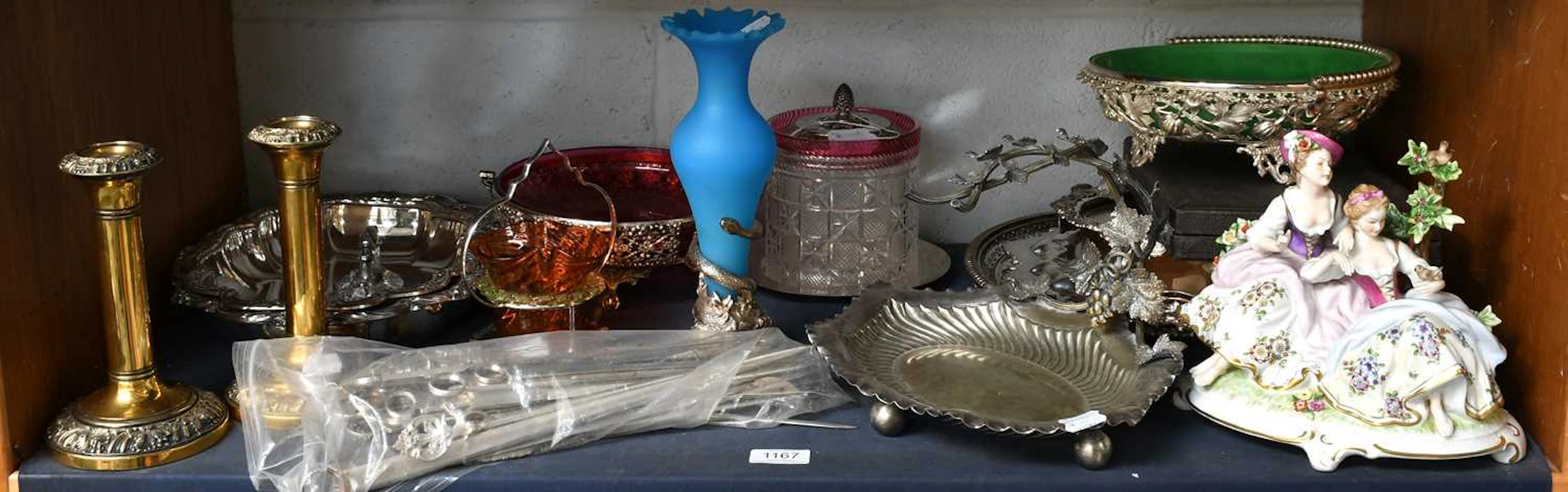 A Collection of Assorted Silver Plate